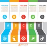 Modern Banner Infographic Royalty Free Stock Photography Modern Banner Infographic Royalty Free Stock Photography
