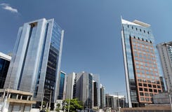 Modern Buildings in Sao Paulo
