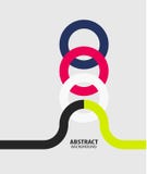 Modern circles minimal abstract background Royalty Free Stock Photography Modern circles minimal abstract background Royalty Free Stock Photography