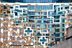 Modern contemporary architecture facade