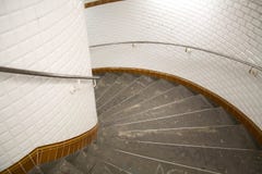 Modern curving staircase Stock Photos Modern curving staircase Stock Photos