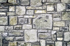 Modern decorative processing of a stone wall royalty free stock photography Modern decorative processing of a stone wall royalty free stock photography