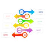 Modern Design Minimal style infographic template stock illustration Modern Design Minimal style infographic template stock illustration