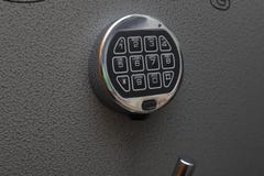 Modern digital lock on safe stock photo Modern digital lock on safe stock photo