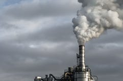 Factory fumes stock photo. Image of power, condensation - 16991212