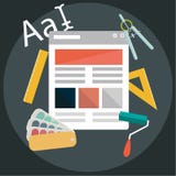 Modern flat design icons on development theme. for graphic , web , branding, packaging , freelance designers, photography and vector illustration Modern flat design icons on development theme. for graphic , web , branding, packaging , freelance designers, photography and vector illustration