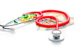 Modern health is expensive, you have to pay for it royalty free stock image Modern health is expensive, you have to pay for it royalty free stock image