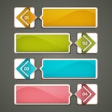 Modern infographics options banner. Vector illustration. can be used for workflow layout, diagram, number options, web design vector illustration Modern infographics options banner. Vector illustration. can be used for workflow layout, diagram, number options, web design vector illustration