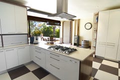 Modern Kitchen Royalty Free Stock Photography