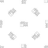 Modern kitchen table pattern seamless vector royalty free illustration Modern kitchen table pattern seamless vector royalty free illustration