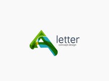 Modern A letter company logo royalty free illustration Modern A letter company logo royalty free illustration