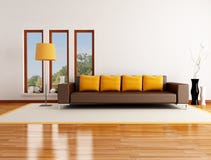 Modern living room stock illustration Modern living room stock illustration
