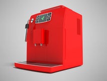 Modern multifunction electric coffee machine with a water tank f royalty free illustration Modern multifunction electric coffee machine with a water tank f royalty free illustration