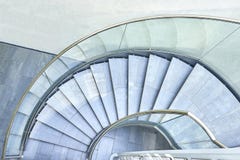Modern office spiral staircase horizontal Stock Photography Modern office spiral staircase horizontal Stock Photography