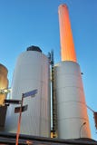 Modern power plant in Frankfurt stock photos Modern power plant in Frankfurt stock photos