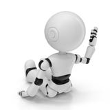 Modern Robot Isolated 3D Illustration On White Background vector illustration Modern Robot Isolated 3D Illustration On White Background vector illustration
