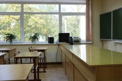 Modern school classroom stock photos Modern school classroom stock photos