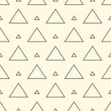 Modern stilfull upprepande geometrisk textur av monokromma former av triangelvarianter i form av ett raster Enkelt och trendigt vektor illustrationer Modern stilfull upprepande geometrisk textur av monokromma former av triangelvarianter i form av ett raster Enkelt och trendigt vektor illustrationer