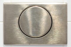 Toilet flush knob stock photo Toilet flush knob stock photo