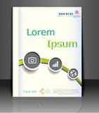 Annual Brochure Flyer design Layout template circle stock illustration Annual Brochure Flyer design Layout template circle stock illustration