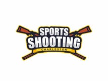 Modern vector professional logo emblem sports shooting vector illustration Modern vector professional logo emblem sports shooting vector illustration