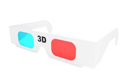 Moderna exponeringsglas för bio 3D stock illustrationer Moderna exponeringsglas för bio 3D stock illustrationer