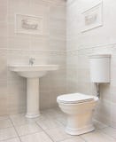 Moderne badkamers royalty-vrije stock afbeelding Moderne badkamers royalty-vrije stock afbeelding