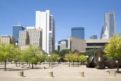 Moderne bureaugebouwen in Dallas royalty-vrije stock afbeelding Moderne bureaugebouwen in Dallas royalty-vrije stock afbeelding