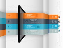 Moderne infographic de optiesbanner van de bedrijfsorigamistijl stock illustratie Moderne infographic de optiesbanner van de bedrijfsorigamistijl stock illustratie