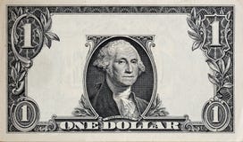 Modified decorative one dollar bill artwork
