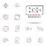 module icon. Electronics icons universal set for web and mobile stock illustration module icon. Electronics icons universal set for web and mobile stock illustration