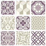 Modèle abstrait sans couture violet en pastel élégant 24 de vintage classique illustration stock Modèle abstrait sans couture violet en pastel élégant 24 de vintage classique illustration stock