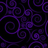 Modèle avec les spirales violettes de différentes tailles illustration libre de droits Modèle avec les spirales violettes de différentes tailles illustration libre de droits
