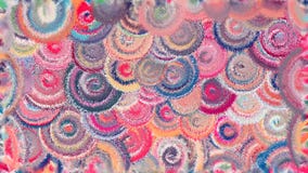 Modèle coloré d'art moderne de remous abstrait de cercles illustration libre de droits Modèle coloré d'art moderne de remous abstrait de cercles illustration libre de droits