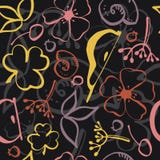 Modèle coloré floral sans couture illustration de vecteur Modèle coloré floral sans couture illustration de vecteur