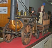 Modèle de locomotive à vapeur sur l'affichage au musée ferroviaire à Belgrade, Serbie photos stock Modèle de locomotive à vapeur sur l'affichage au musée ferroviaire à Belgrade, Serbie photos stock
