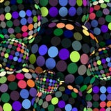 Modèle des boules 3d de scintillement Fond abstrait jaune vert rouge bleu illustration libre de droits Modèle des boules 3d de scintillement Fond abstrait jaune vert rouge bleu illustration libre de droits