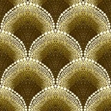 Modèle géométrique pointillé dans le style d'art déco illustration de vecteur Modèle géométrique pointillé dans le style d'art déco illustration de vecteur
