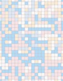 Modèle irrégulier abstrait de vecteur de mosaïque Places en pastel tirées par la main avec Grey Outline chaud Places bleues, rose illustration libre de droits Modèle irrégulier abstrait de vecteur de mosaïque Places en pastel tirées par la main avec Grey Outline chaud Places bleues, rose illustration libre de droits
