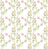 Modèle sans couture avec des guirlandes de fleur illustration de vecteur Modèle sans couture avec des guirlandes de fleur illustration de vecteur