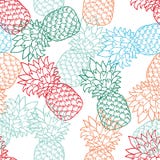 Modèle sans couture avec la couleur d'ananas, découpe illustration de vecteur Modèle sans couture avec la couleur d'ananas, découpe illustration de vecteur