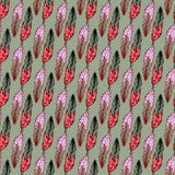 Modèle sans couture avec la plume décorative Illustration de vecteur illustration stock Modèle sans couture avec la plume décorative Illustration de vecteur illustration stock
