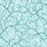 Modèle sans couture d'hiver avec l'arbre stylisé illustration de vecteur Modèle sans couture d'hiver avec l'arbre stylisé illustration de vecteur