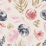 Modèle sans couture de cru de vecteur des objets de petit déjeuner, vue supérieure de nourriture illustration stock Modèle sans couture de cru de vecteur des objets de petit déjeuner, vue supérieure de nourriture illustration stock