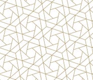 Modèle sans couture de vecteur géométrique simple moderne avec la ligne texture d'or sur le fond blanc Papier peint abstrait lége illustration stock Modèle sans couture de vecteur géométrique simple moderne avec la ligne texture d'or sur le fond blanc Papier peint abstrait lége illustration stock