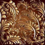 Modèle sans couture du beau vecteur 3d floral de vintage illustration libre de droits Modèle sans couture du beau vecteur 3d floral de vintage illustration libre de droits