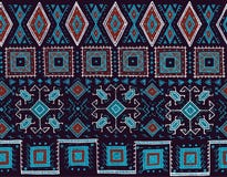 Modèle sans couture tribal style ethnique indien ou africain de timbre Image tirée par la main de vecteur pour le textile, décora illustration stock Modèle sans couture tribal style ethnique indien ou africain de timbre Image tirée par la main de vecteur pour le textile, décora illustration stock