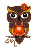 modèle été perché de hibou, copie de T-shirt d'enfants illustration de vecteur modèle été perché de hibou, copie de T-shirt d'enfants illustration de vecteur