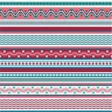 Modèles colorés de fond sans couture d'hiver dans le style de Hugge illustration stock Modèles colorés de fond sans couture d'hiver dans le style de Hugge illustration stock