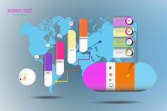 Molde 3D do timline de Iinfographic com ícone para o mercado ilustração do vetor Molde 3D do timline de Iinfographic com ícone para o mercado ilustração do vetor